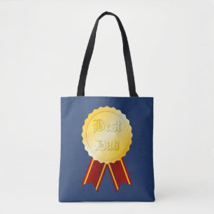 Beste Papa Medaille Lint Vaderdag Draagtas