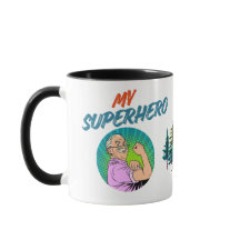 Beste Papa Mijn Superheld Custom Vaderdag Mok