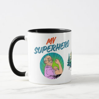Beste Papa Mijn Superheld Custom Vaderdag Mok