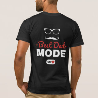 Beste Papa Modus Aan T-shirt