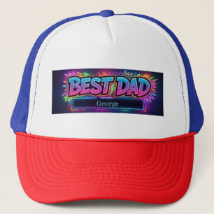 "BESTE PAPA" ontwerp met tijdelijke aanduiding voo Trucker Pet