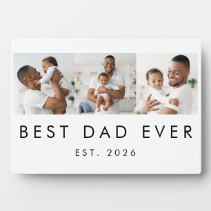 Beste papa ooit 3 foto's ingesteld fotoplaat