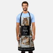 Beste PAPA ooit 6 foto Schort (Gedragen)