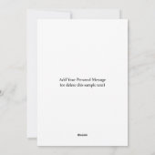 Beste papa ooit aangepaste foto feestdagenkaart (Achterkant)