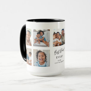 Beste Papa Ooit Aangepaste fotogalerij met 9 foto' Mok