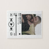 Beste papa ooit aangepaste fotolijst voor afspeell legpuzzel (Horizontaal)