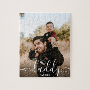 Beste Papa ooit - Aangepaste naam Fotocadeau voor Legpuzzel