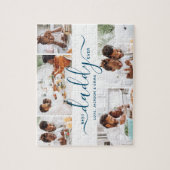 Beste papa ooit aangepaste tekst foto collage Gift Legpuzzel (Verticaal)