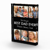 Beste papa ooit Afbeelding Collage Vaders Dag Fotoblokken (Rechts)