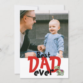 Beste papa ooit | Baby Meisje Foto Vaderdag Kaart