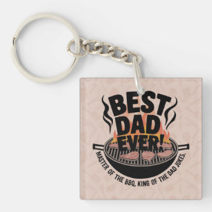 Beste papa ooit BBQ-ontwerp - King of the Grill Sleutelhanger