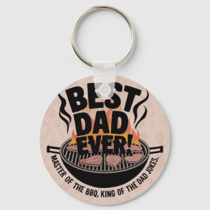 Beste papa ooit BBQ-ontwerp - King of the Grill Sleutelhanger