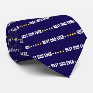 Beste papa ooit blauw stropdas