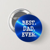 Beste papa ooit blauwe Button (Voorkant /achterkant)