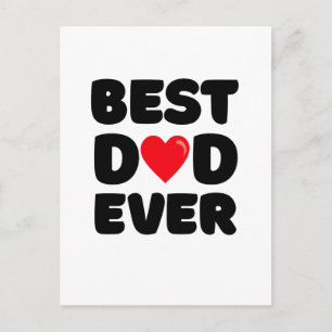 Beste papa ooit  briefkaart
