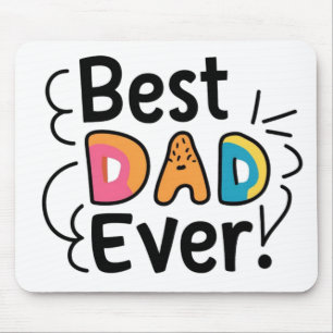 Beste papa ooit cadeau. Vaderdag Muismat
