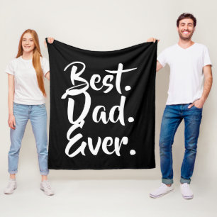 Beste Papa Ooit, Cadeau voor Vader, Vaderdag Cadea Fleece Deken