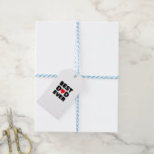 Beste papa ooit  cadeaulabel (Met Touw)