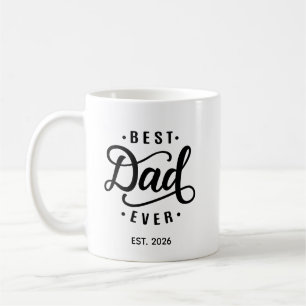 Beste papa ooit datum van oprichting koffiemok