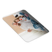 Beste papa ooit Eenvoudige Custom Photo Magneet (Rechterzijde)