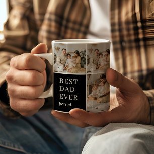Beste papa ooit. Elegant modern 9 foto Koffiemok
