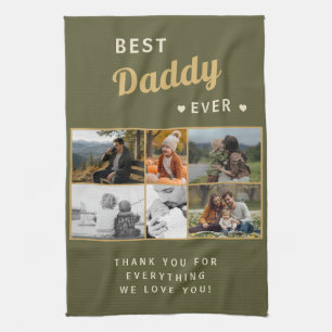 Beste Papa Ooit Familie Vaderdag 6 Foto  Theedoek