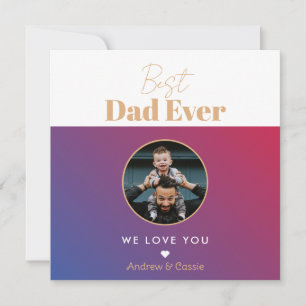 Beste papa ooit feestdagenkaart