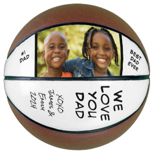 Beste papa ooit foto basketbal