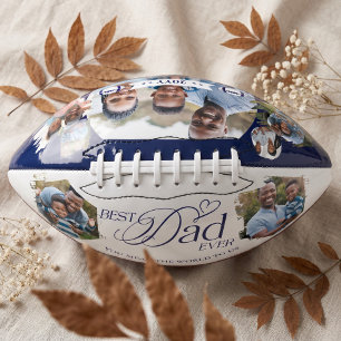 Beste papa ooit foto collage cadeau voor papa american football