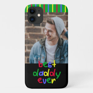 Beste papa ooit foto gepersonaliseerd iPhone 11 hoesje