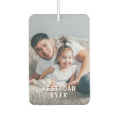 Beste papa ooit - Foto op maat Luchtverfrisser (Voorkant)
