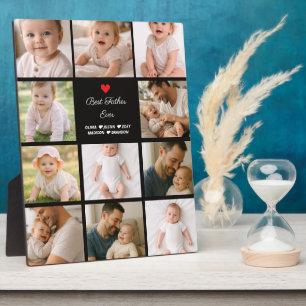 Beste Papa Ooit Fotocollage Gepersonaliseerd Fotoplaat