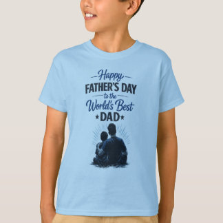 Beste papa ooit | Gelukkig Vaderdag Cadeau Ontwerp T-shirt