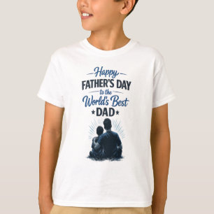 Beste papa ooit Gelukkig Vaderdag Cadeau Ontwerp T-shirt