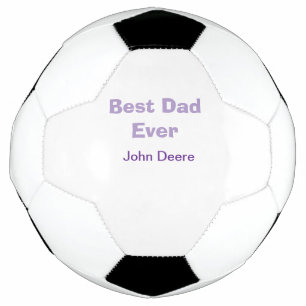 Beste papa ooit gelukkige vaderdag naam paars eenv voetbal