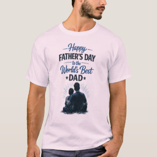 Beste papa ooit | Gelukkige Vaderdag ontwerp T-shirt
