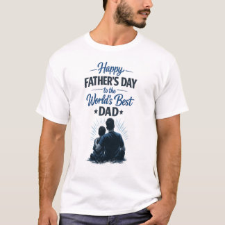 Beste papa ooit | Gelukkige Vaderdag ontwerp T-shirt
