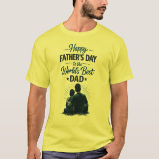 Beste papa ooit | Gelukkige Vaderdag ontwerp T-shirt