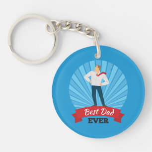 Beste Papa Ooit Gelukkige Vaderdag Sleutelhanger