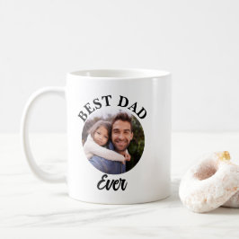Beste papa ooit gepersonaliseerde foto template koffiemok