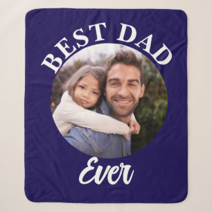 Beste papa ooit gepersonaliseerde foto template sherpa deken