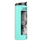 Beste papa ooit | Gepersonaliseerde foto Thermosbeker (Gedraaid links)