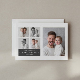 Beste Papa Ooit Gepersonaliseerde Fotokaart Op M Feestdagenkaart