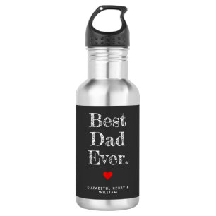 Beste Papa Ooit Gepersonaliseerde Namen Waterfles