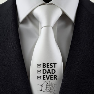 Beste papa ooit gepersonaliseerde stropdas
