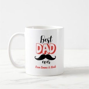 Beste Papa Ooit Gepersonaliseerde Vaderdag Cadeau Koffiemok