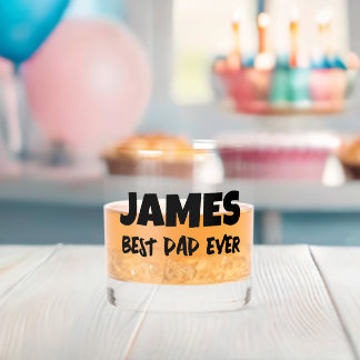BESTE PAPA OOIT GEPERSONALISEERDE WHISKY GLAZEN GL