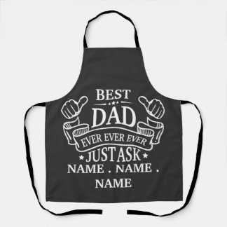 beste papa ooit gewoon vragen kindernaam schort