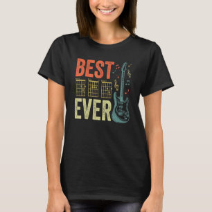 Beste Papa Ooit Gitaar Muziek Akkoord Kleding Vade T-shirt