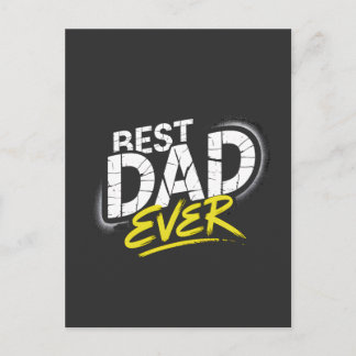 Beste Papa Ooit Graffiti Kunst Briefkaart